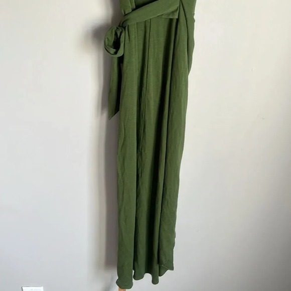NEW Reformation Kaila Midi Dress Green - Picture 9 of 9